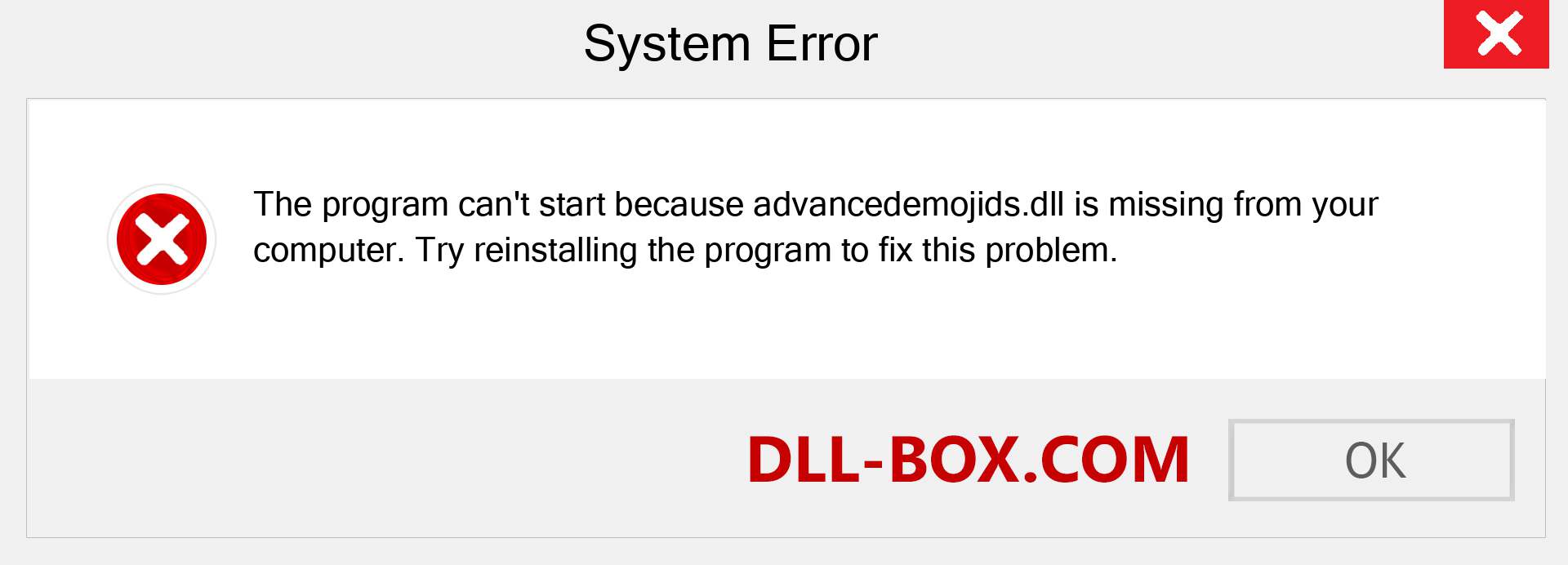  advancedemojids.dll file is missing?. Download for Windows 7, 8, 10 - Fix  advancedemojids dll Missing Error on Windows, photos, images